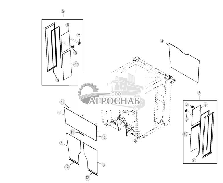 Открывающиеся боковые и фиксированные передние окна, низкопрофильная кабина - ST765477 468.jpg